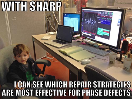 With SHARP, I can see which repair strategies are most effective for phase defects