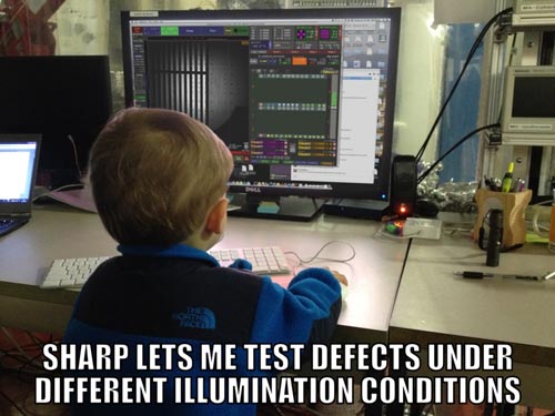 SHARP lets me test defects under different illumination conditions